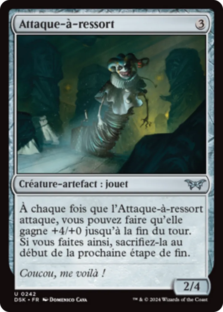 Attaque-à-ressort — Duskmourn: House of Horror — Magic: The Gathering