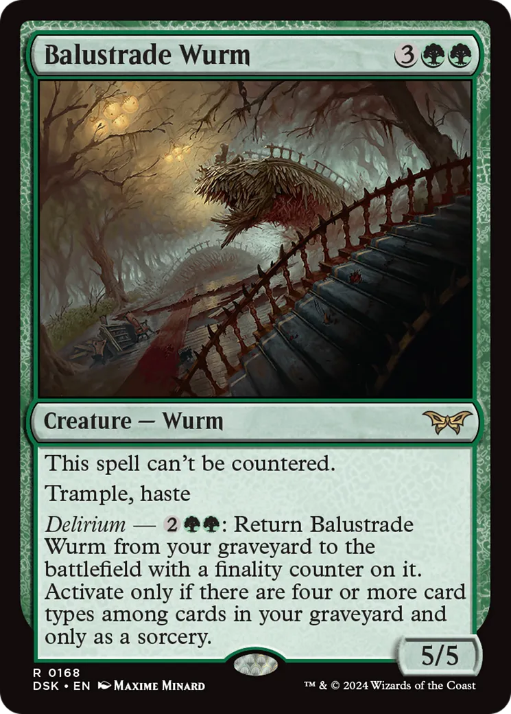 Guivre de balustrade — Duskmourn: House of Horror — Magic: The Gathering