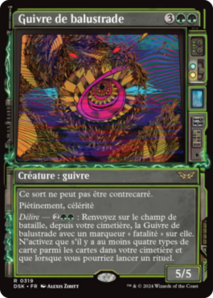 Guivre de balustrade — Duskmourn: House of Horror — Magic: The Gathering