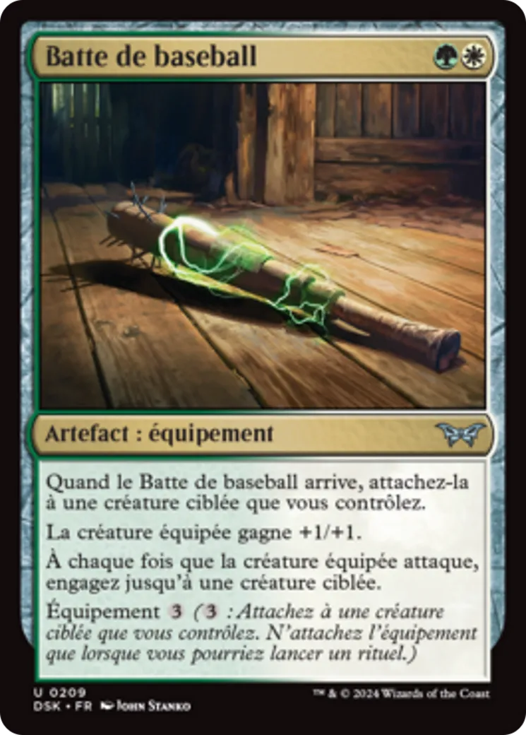 Batte de baseball from Duskmourn: House of Horror - Magic: The Gathering