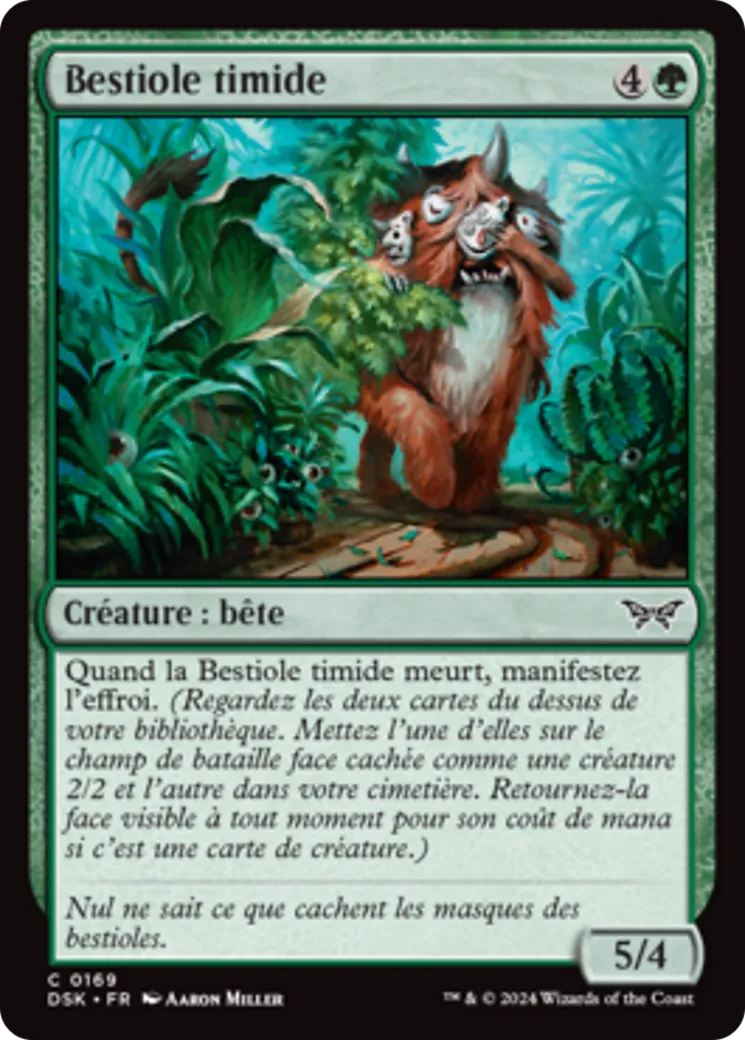 Bestiole timide — Duskmourn: House of Horror — Magic: The Gathering
