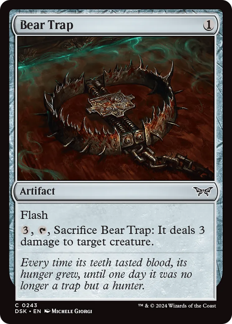 Bear Trap from Duskmourn: House of Horror - Magic: The Gathering