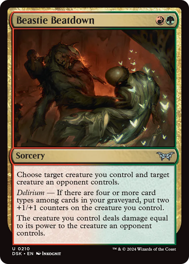 Beastie Beatdown — Duskmourn: House of Horror — Magic: The Gathering