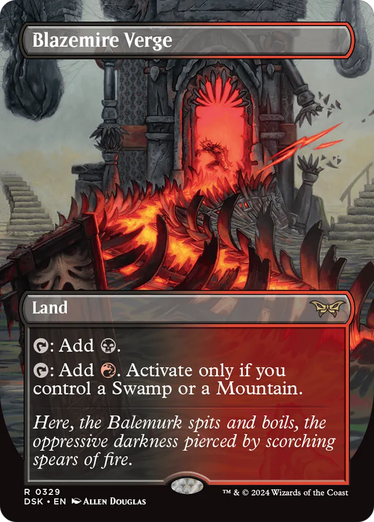 Blazemire Verge — Duskmourn: House of Horror — Magic: The Gathering