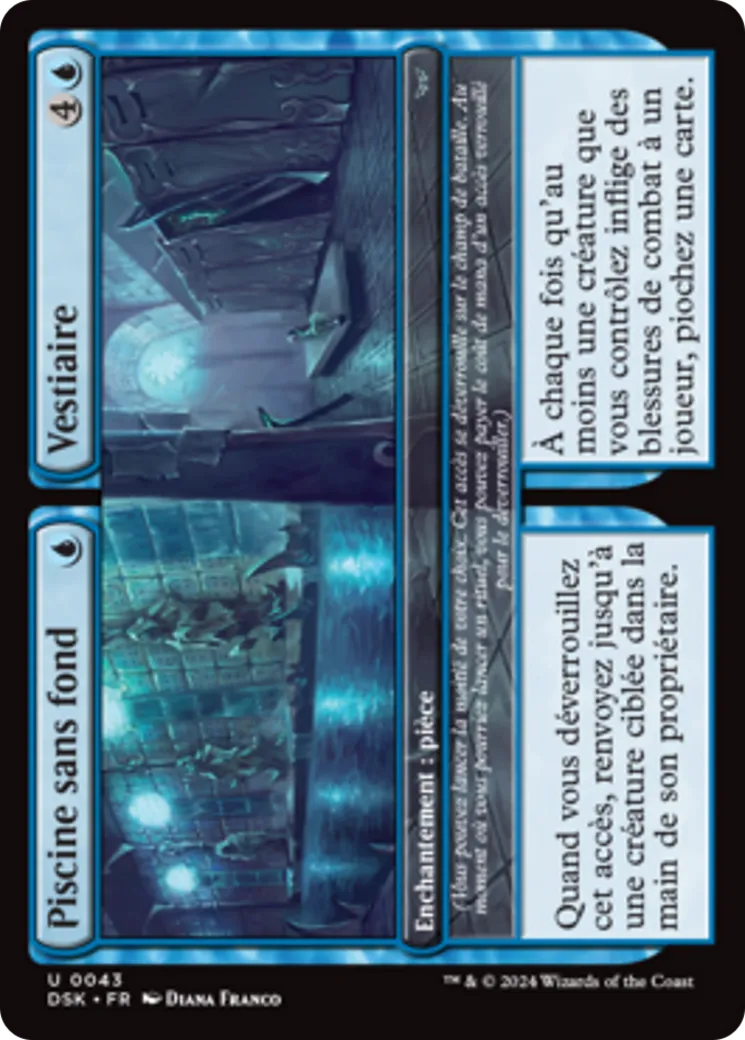 Piscine sans fond // Vestiaire — Duskmourn: House of Horror — Magic: The Gathering