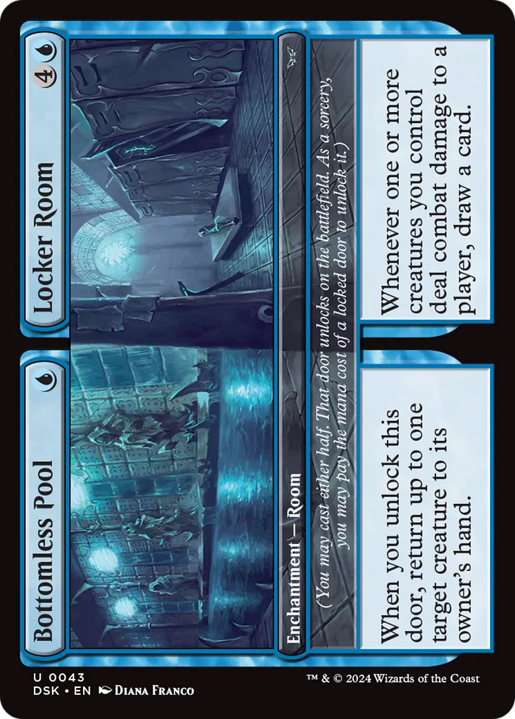 Piscine sans fond // Vestiaire — Duskmourn: House of Horror — Magic: The Gathering