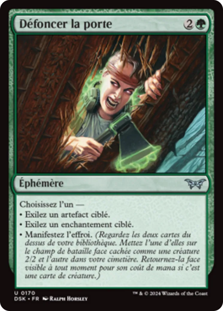 Défoncer la porte — Duskmourn: House of Horror — Magic: The Gathering
