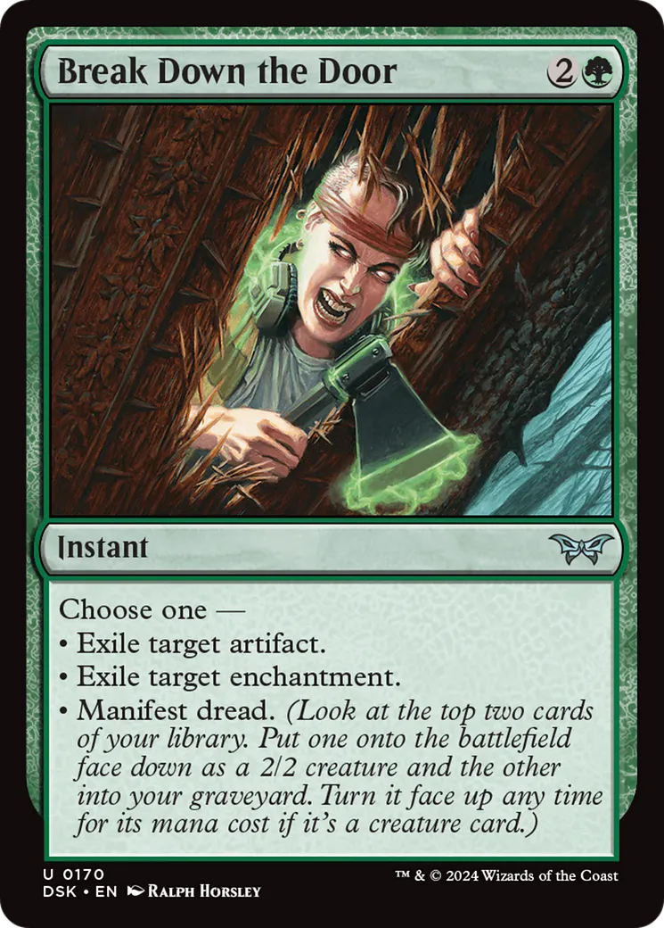 Break Down the Door — Duskmourn: House of Horror — Magic: The Gathering