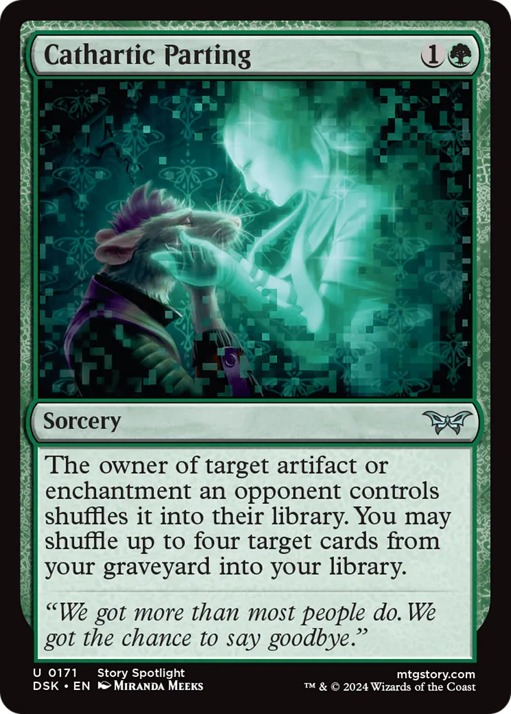 Cathartic Parting — Duskmourn: House of Horror — Magic: The Gathering