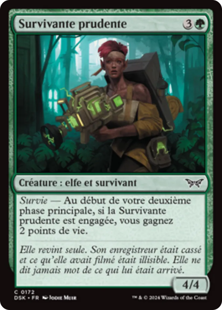 Survivante prudente — Duskmourn: House of Horror — Magic: The Gathering