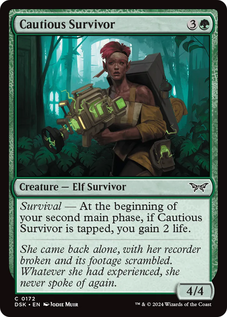 Survivante prudente — Duskmourn: House of Horror — Magic: The Gathering