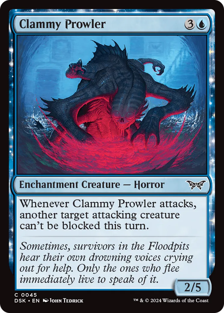 Clammy Prowler — Duskmourn: House of Horror — Magic: The Gathering
