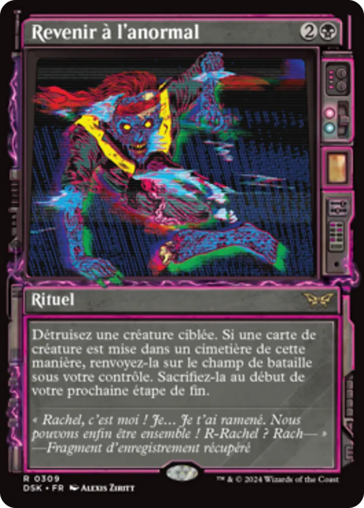 Revenir à l'anormal — Duskmourn: House of Horror — Magic: The Gathering