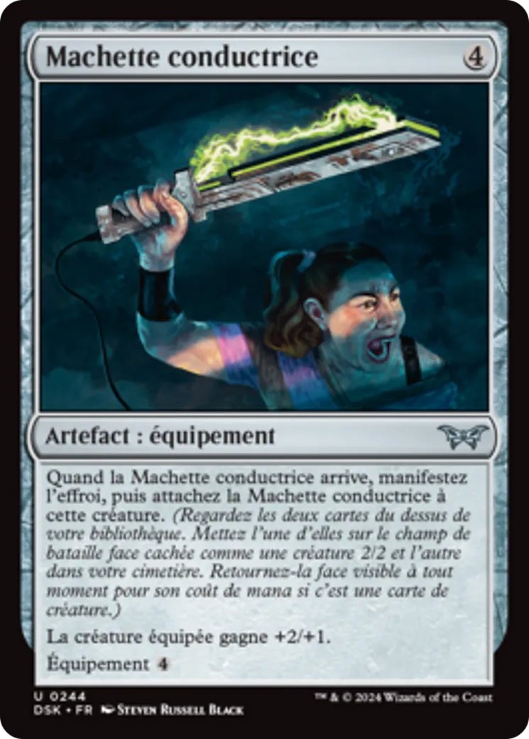Machette conductrice — Duskmourn: House of Horror — Magic: The Gathering