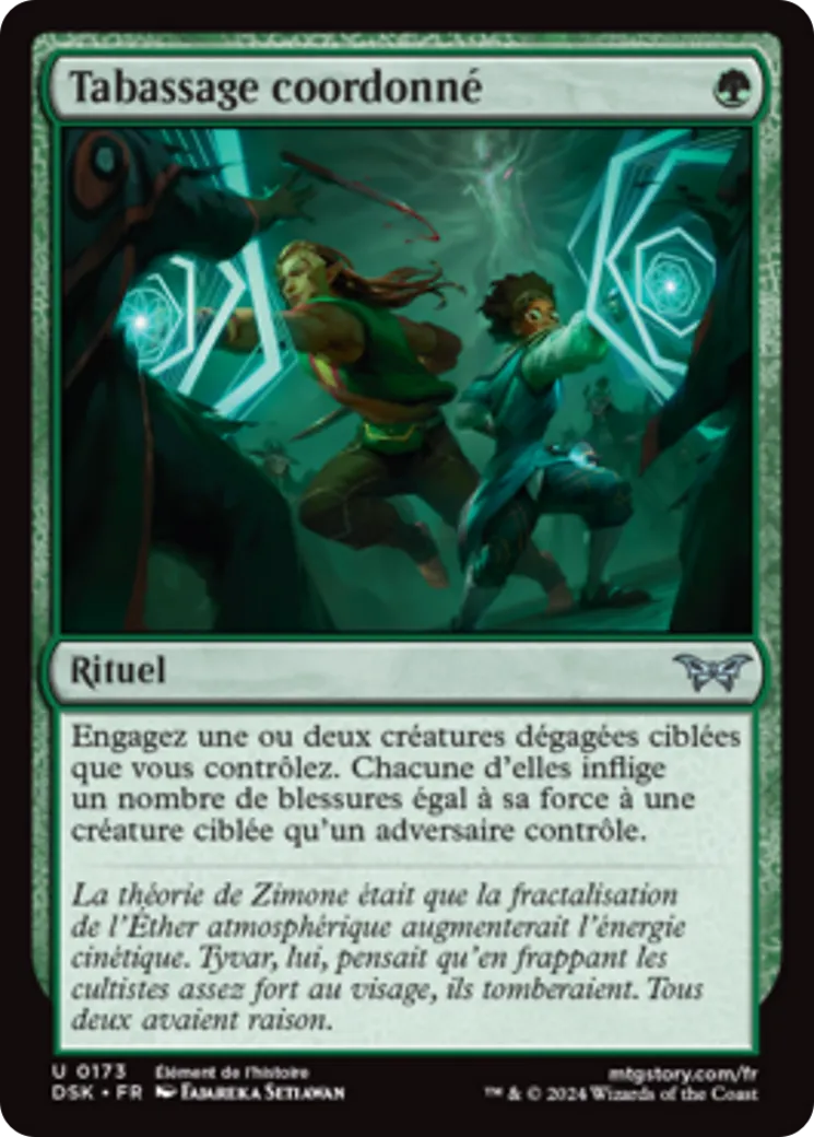 Tabassage coordonné — Duskmourn: House of Horror — Magic: The Gathering