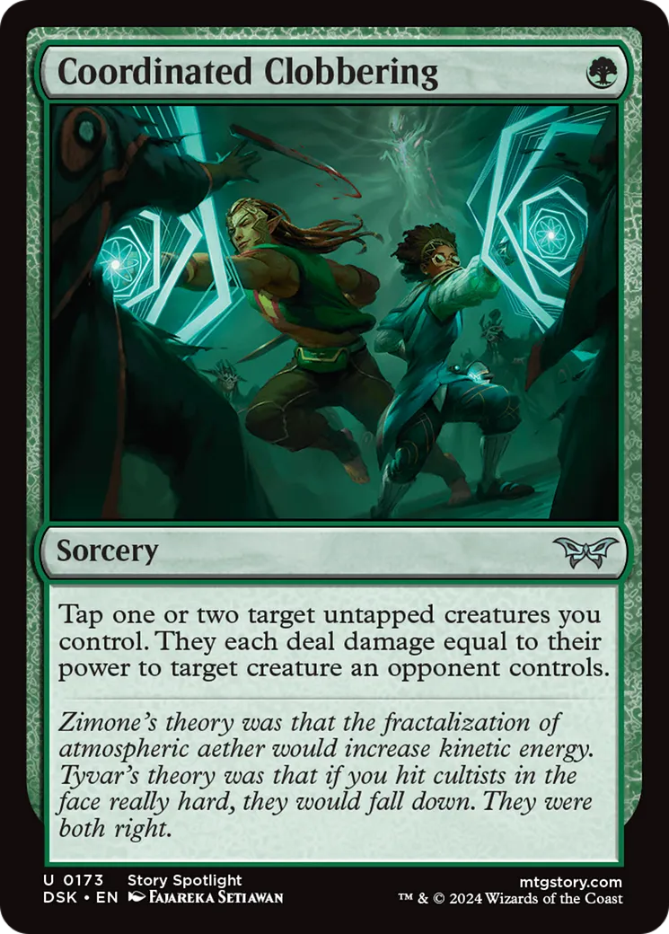Tabassage coordonné — Duskmourn: House of Horror — Magic: The Gathering