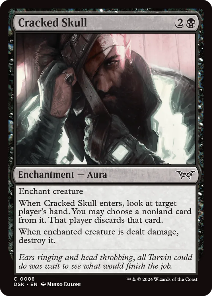 Crâne fendu — Duskmourn: House of Horror — Magic: The Gathering