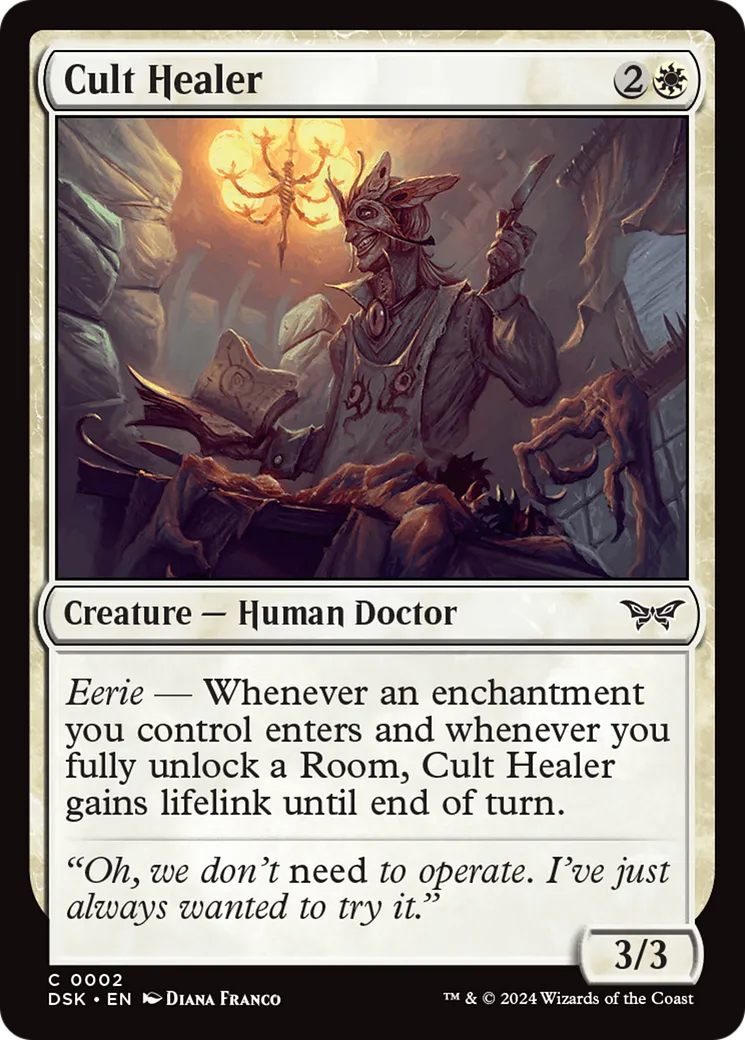 Cult Healer — Duskmourn: House of Horror — Magic: The Gathering