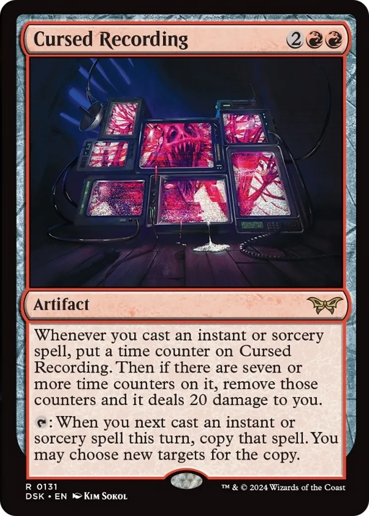 Cursed Recording — Duskmourn: House of Horror — Magic: The Gathering