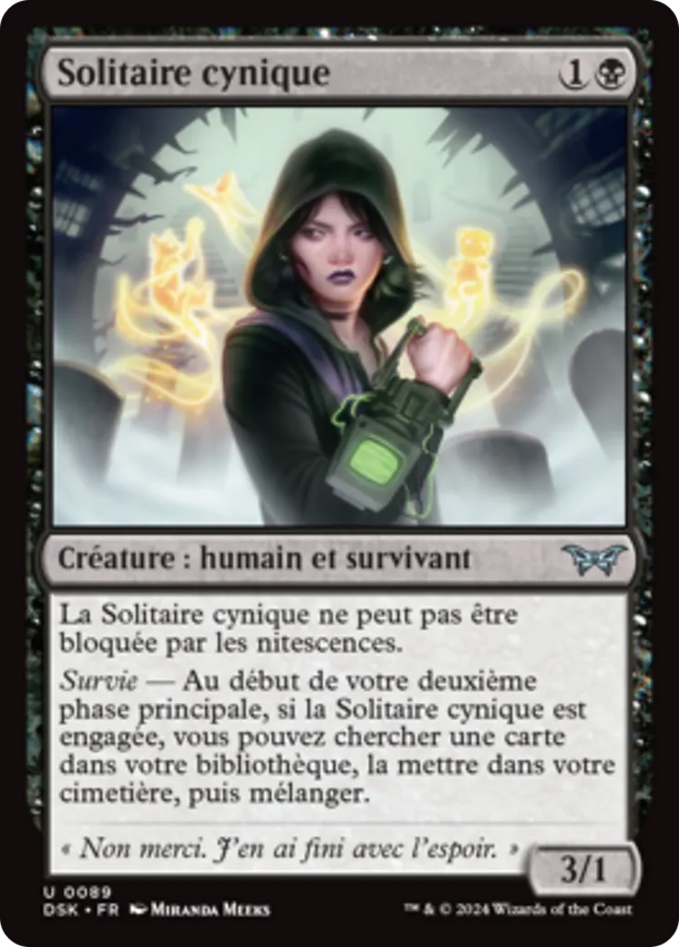 Solitaire cynique — Duskmourn: House of Horror — Magic: The Gathering