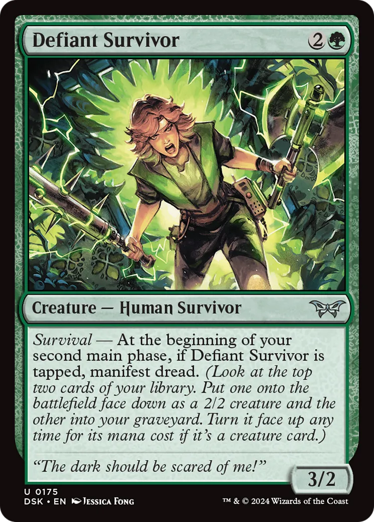 Defiant Survivor — Duskmourn: House of Horror — Magic: The Gathering