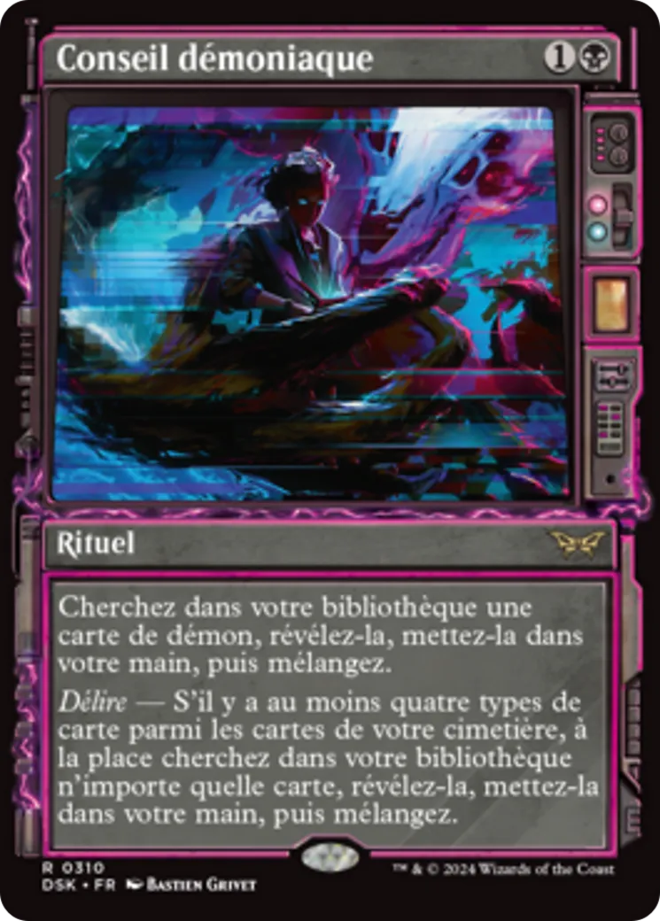Conseil démoniaque — Duskmourn: House of Horror — Magic: The Gathering