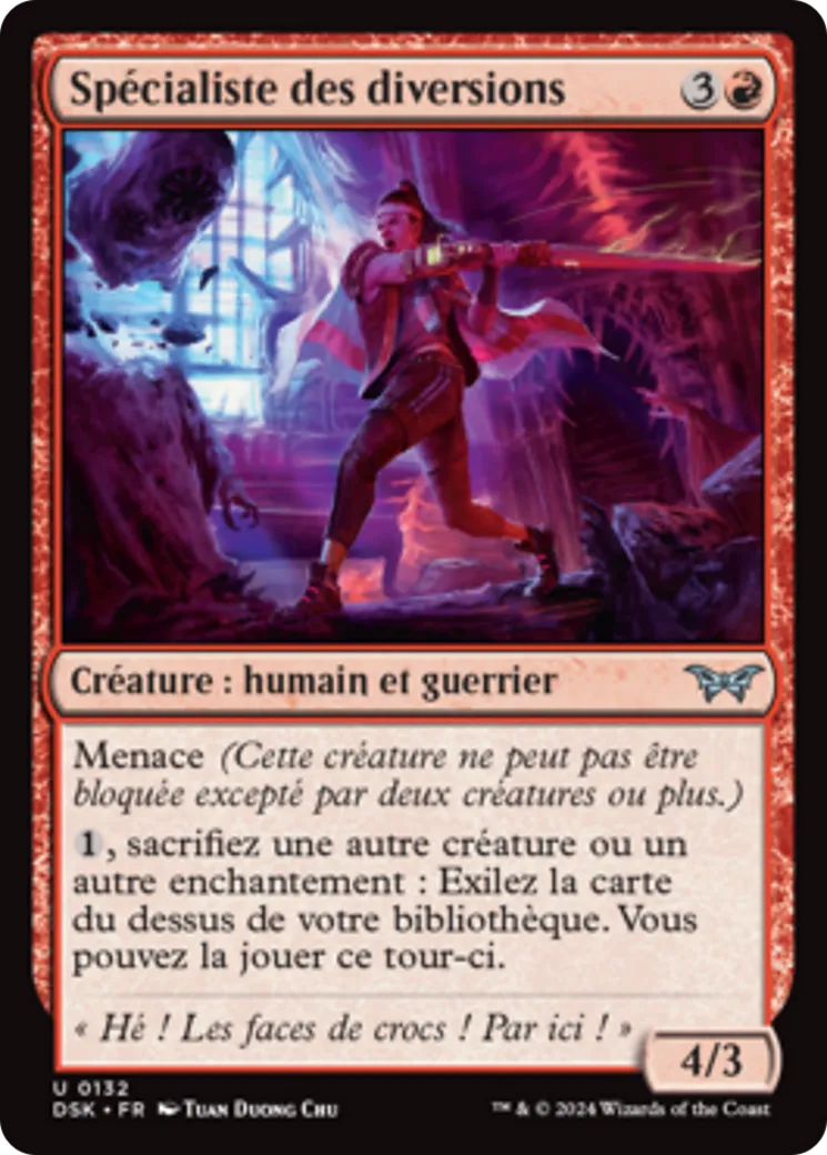 Spécialiste des diversions — Duskmourn: House of Horror — Magic: The Gathering