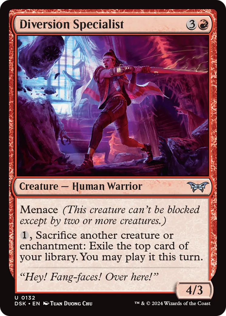 Spécialiste des diversions — Duskmourn: House of Horror — Magic: The Gathering