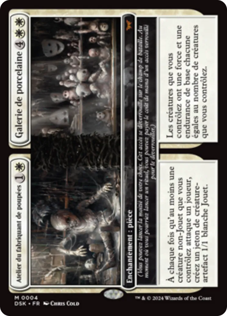Atelier du fabriquant de poupées // Galerie de porcelaine — Duskmourn: House of Horror — Magic: The Gathering