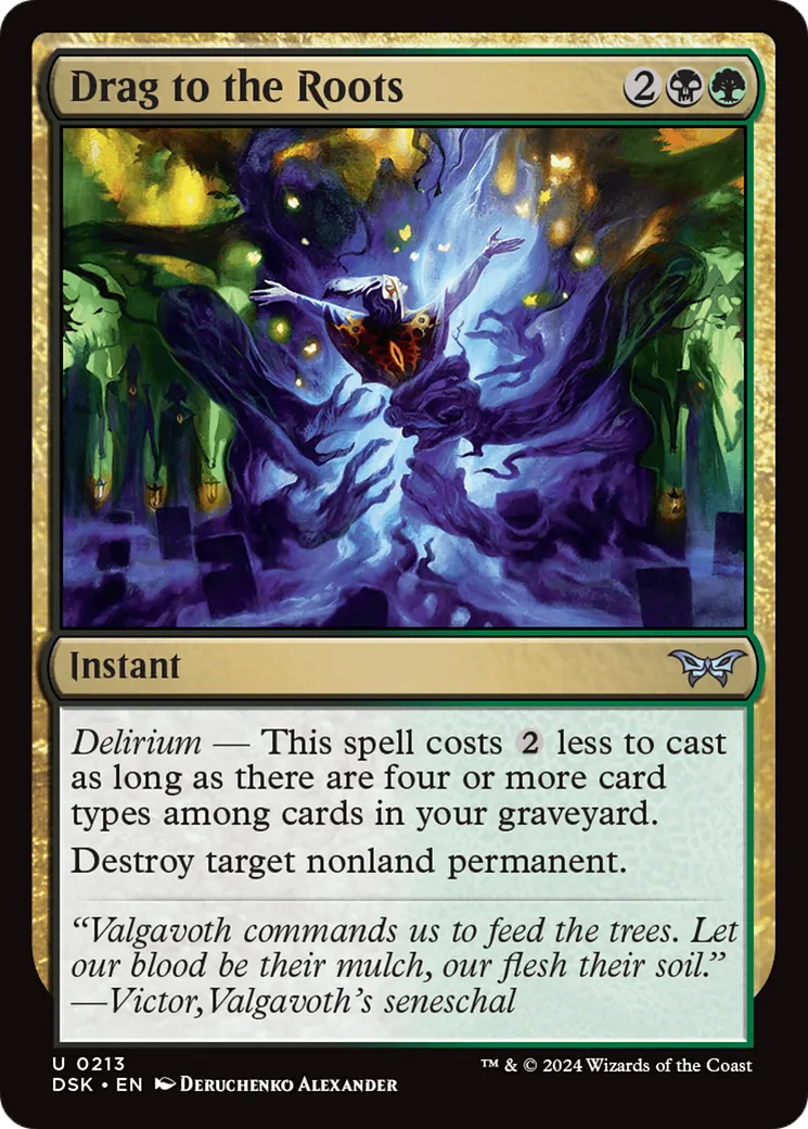 Attirer dans les racines — Duskmourn: House of Horror — Magic: The Gathering