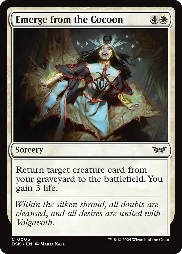 Emerge from the Cocoon — Duskmourn: House of Horror — Magic: The Gathering