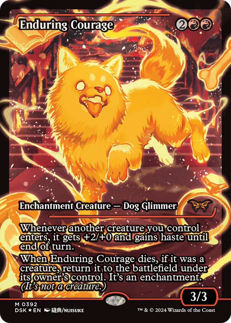 Enduring Courage — Duskmourn: House of Horror — Magic: The Gathering