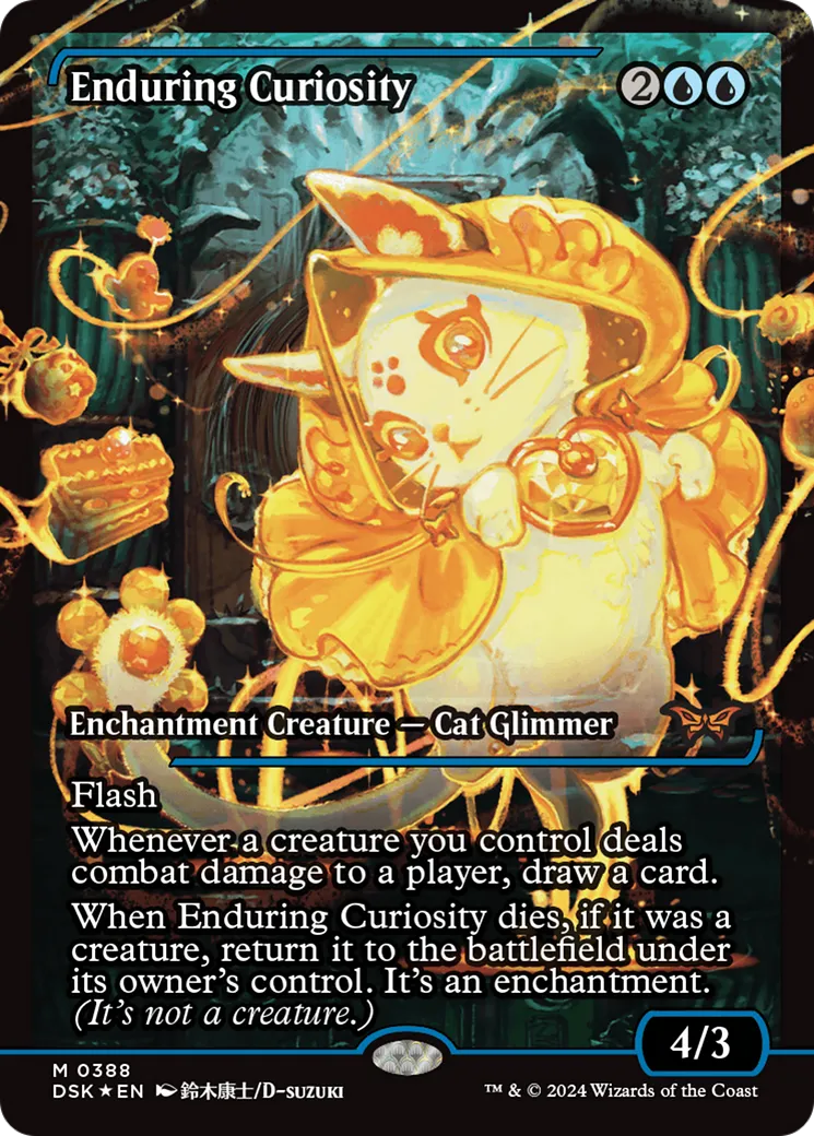 Enduring Curiosity — Duskmourn: House of Horror — Magic: The Gathering