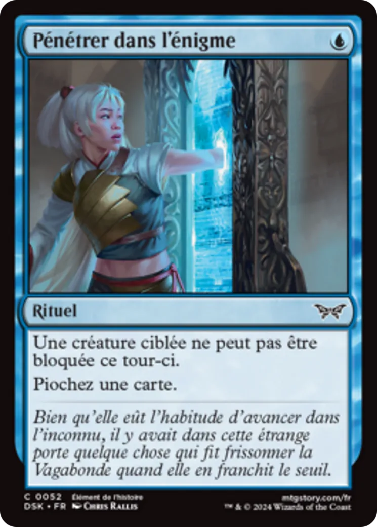Pénétrer dans l'énigme — Duskmourn: House of Horror — Magic: The Gathering