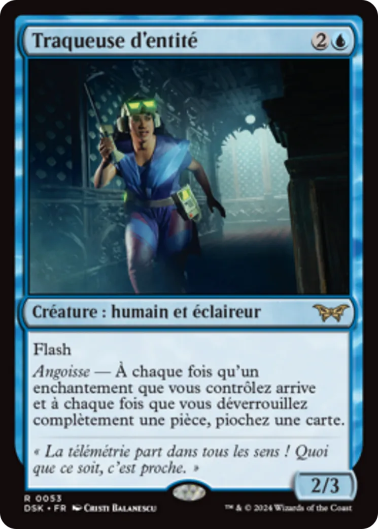 Traqueuse d'entité — Duskmourn: House of Horror — Magic: The Gathering