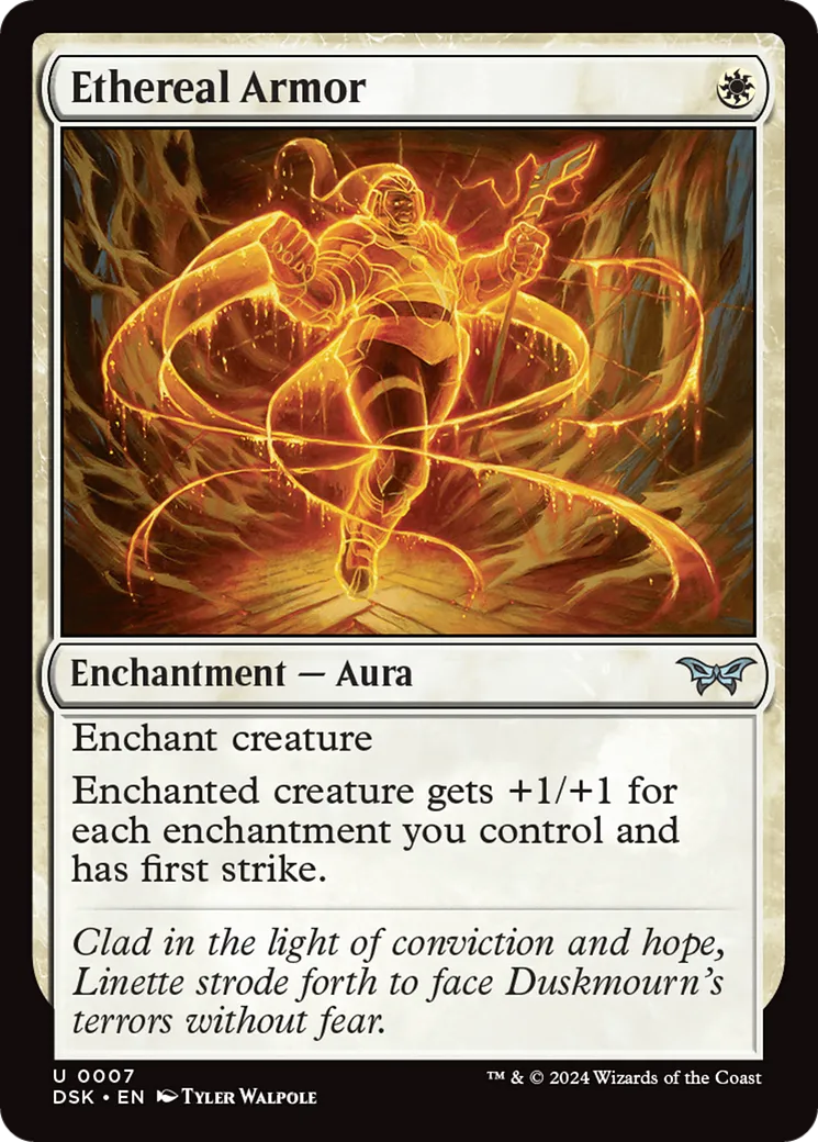 Ethereal Armor — Duskmourn: House of Horror — Magic: The Gathering