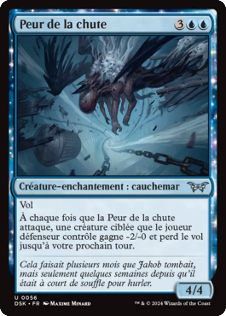 Peur de la chute — Duskmourn: House of Horror — Magic: The Gathering
