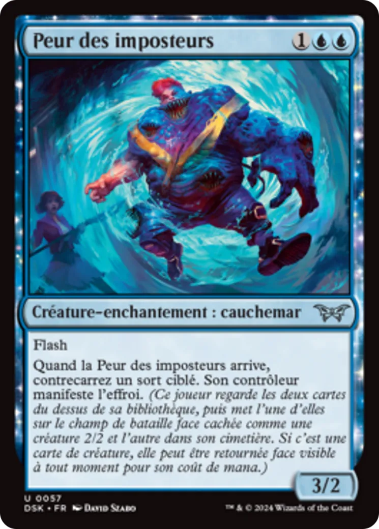Peur des imposteurs — Duskmourn: House of Horror — Magic: The Gathering
