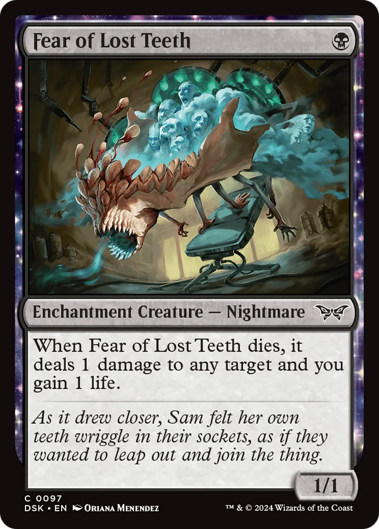 Peur des dents perdues — Duskmourn: House of Horror — Magic: The Gathering