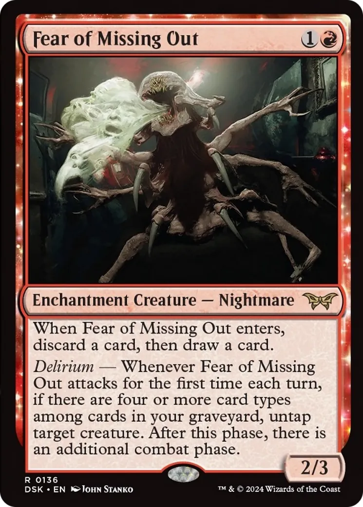 Fear of Missing Out — Duskmourn: House of Horror — Magic: The Gathering