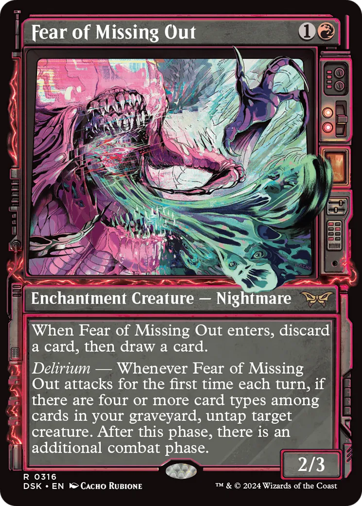 Fear of Missing Out — Duskmourn: House of Horror — Magic: The Gathering