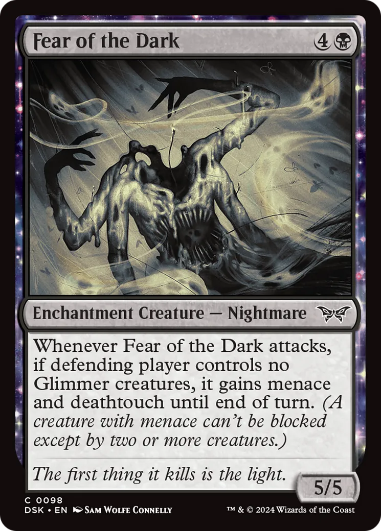 Peur de l'obscurité — Duskmourn: House of Horror — Magic: The Gathering