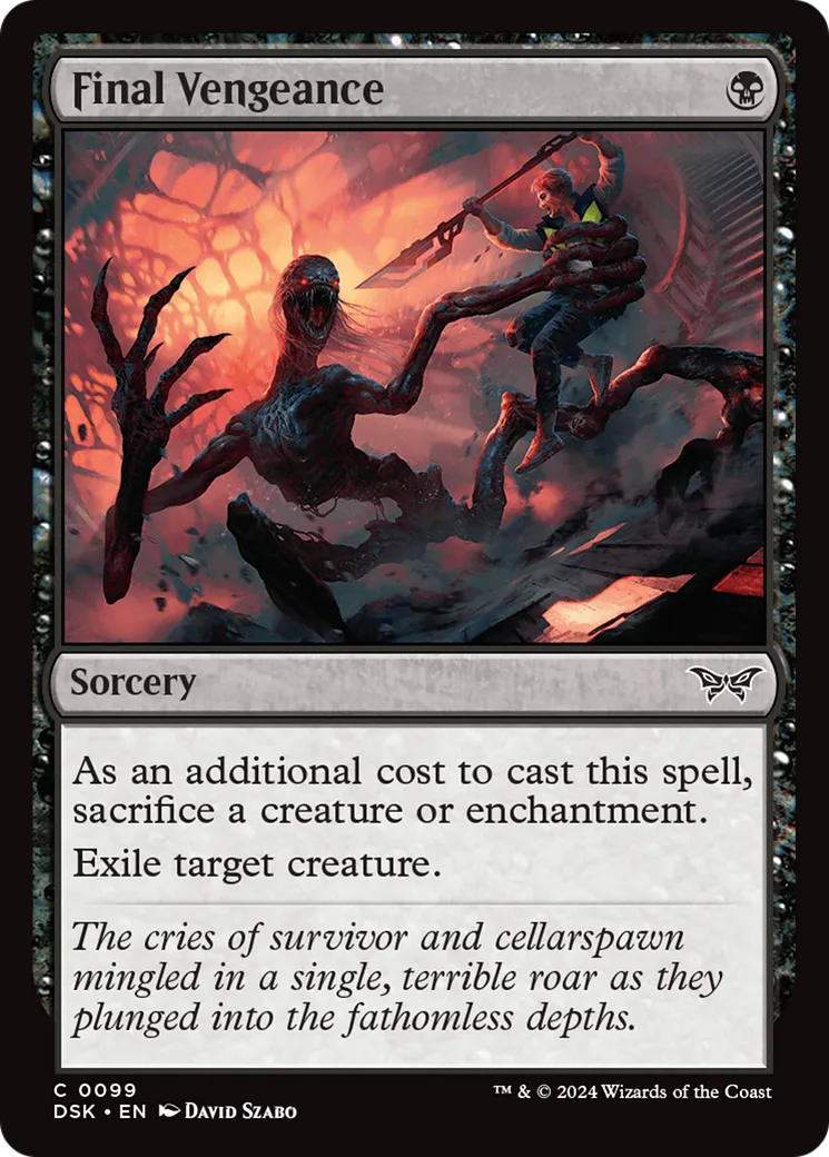 Ultime vengeance — Duskmourn: House of Horror — Magic: The Gathering