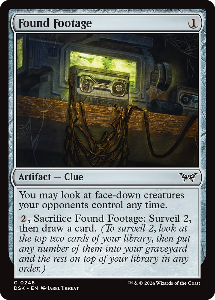 Found Footage — Duskmourn: House of Horror — Magic: The Gathering