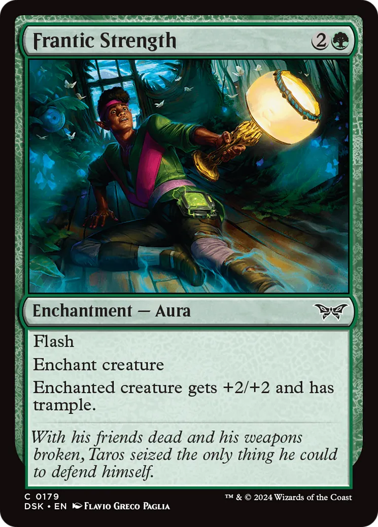 Frantic Strength — Duskmourn: House of Horror — Magic: The Gathering
