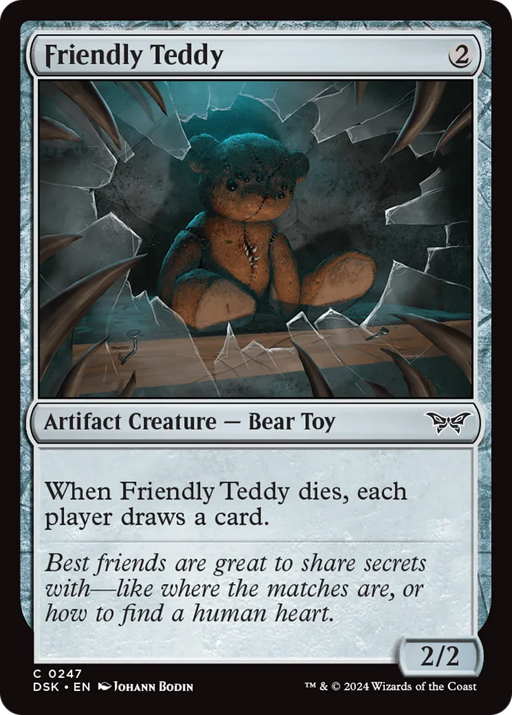 Friendly Teddy — Duskmourn: House of Horror — Magic: The Gathering