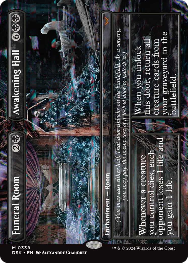 Funeral Room // Awakening Hall — Duskmourn: House of Horror — Magic: The Gathering