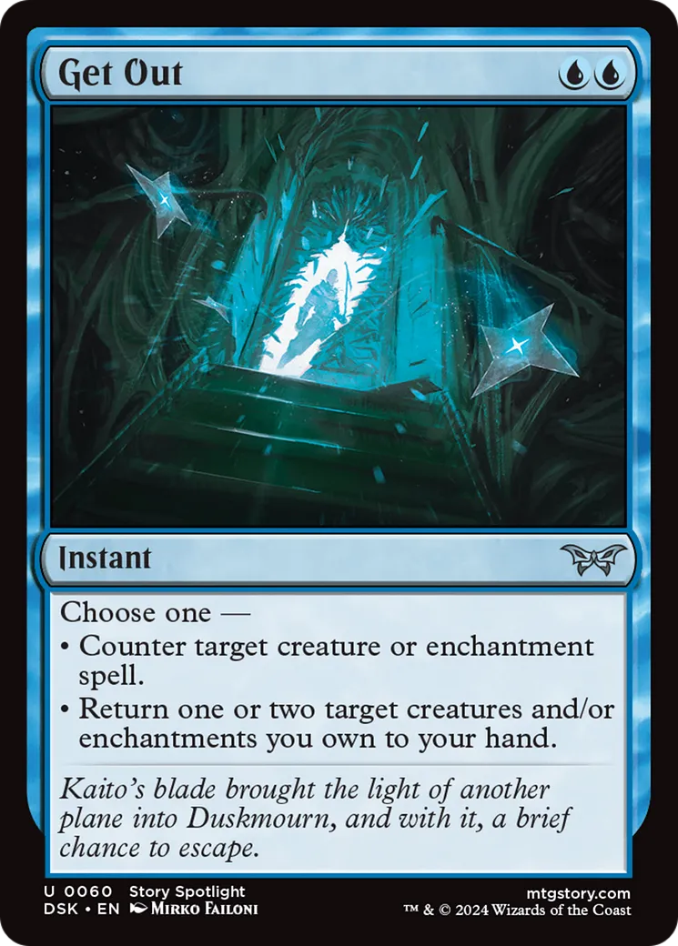 Get Out — Duskmourn: House of Horror — Magic: The Gathering