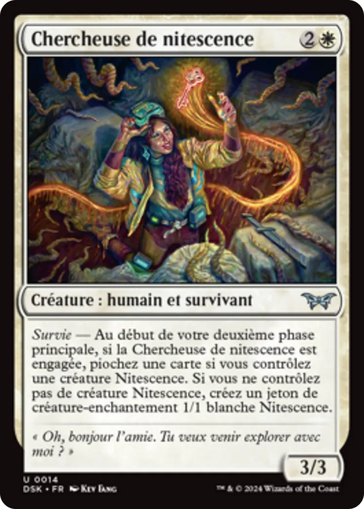 Chercheuse de nitescence — Duskmourn: House of Horror — Magic: The Gathering