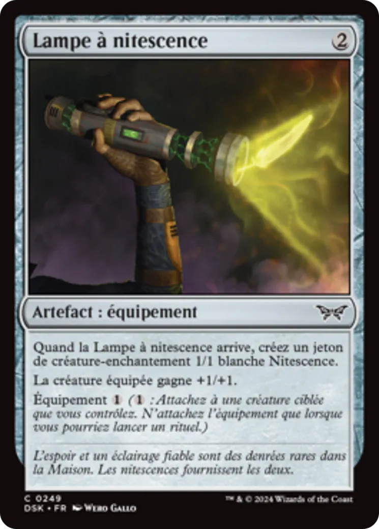 Lampe à nitescence — Duskmourn: House of Horror — Magic: The Gathering